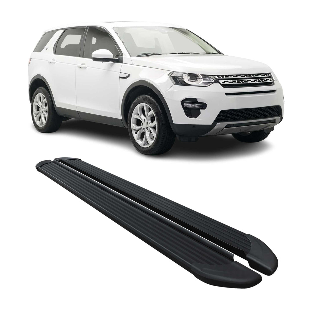 OMAC Trittbretter Seitenschweller kompatibel mit Land Rover Discovery Sport 2014-2020 Schwarz OPA /