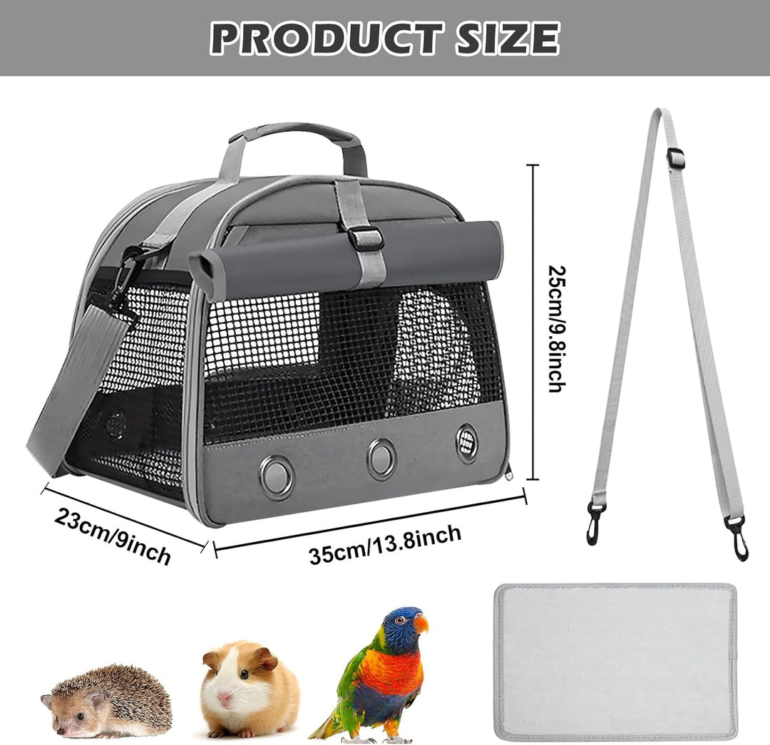 Meerschweinchen-Tragetaschez,35x25x23CM Hamster-Tragetaschez,Kleine Haustier-Tragetasche,Kaninchen-T
