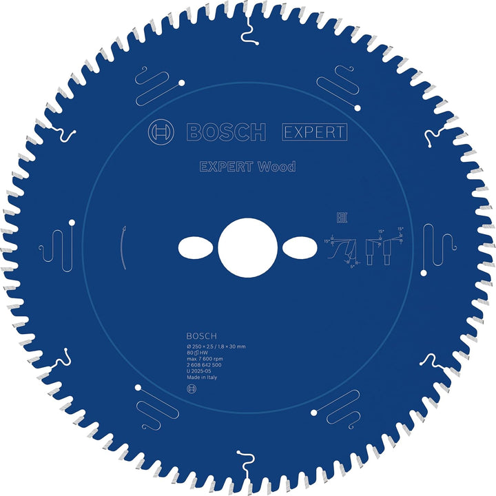Bosch Accessories Bosch Professional Kreissägeblatt Expert for Wood zum Sägen in Holz für Tischkreis