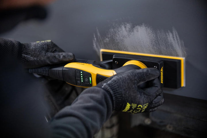 Mirka DEOS II 383 Schwingschleifer im Koffer 70x198mm 300 W vibrationsarme Schleifmaschine für staub