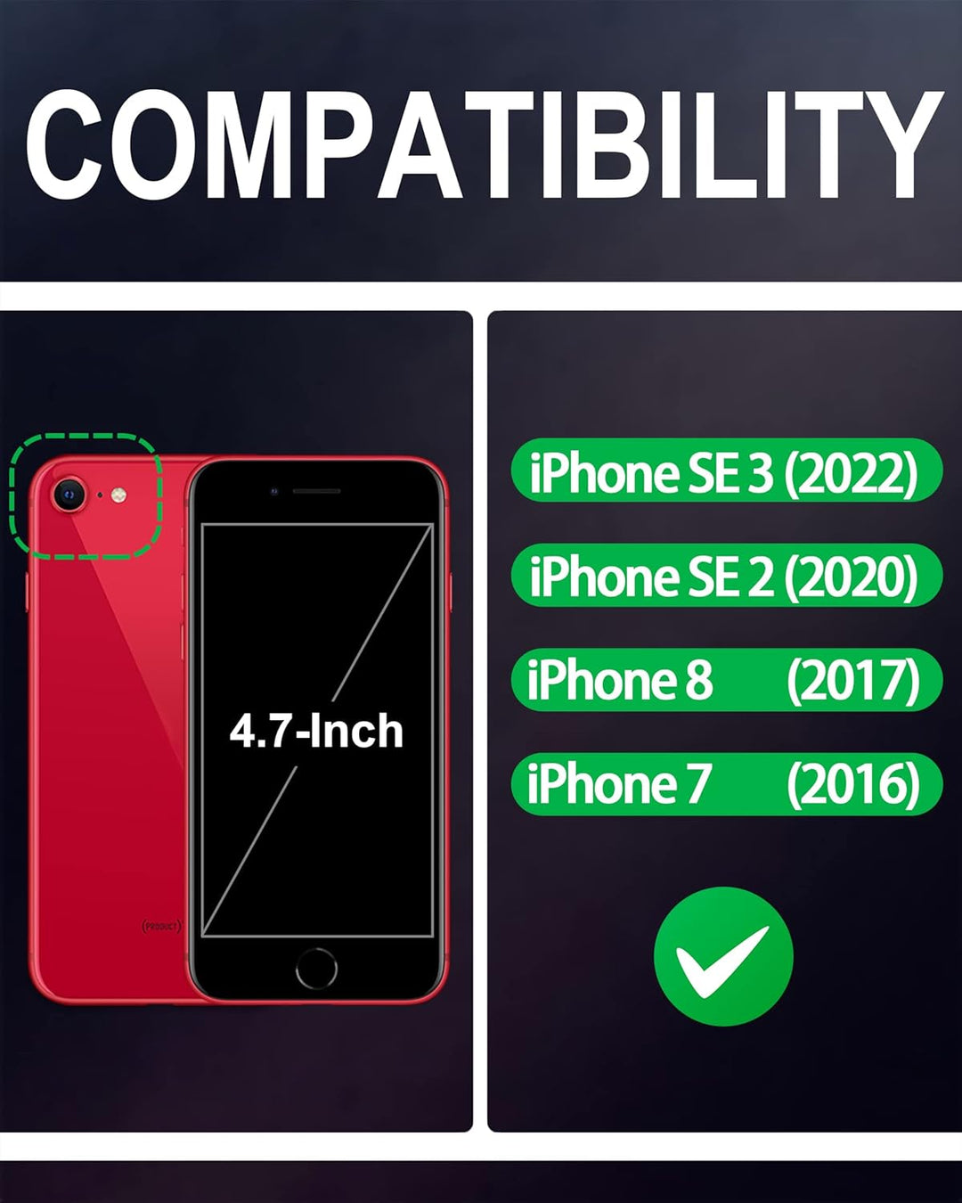 SHIELDON Hülle für iPhone SE 2022/iPhone 8 5G Handyhülle [Rindsleder] [Kartenfach] [Stand], Schutzhü