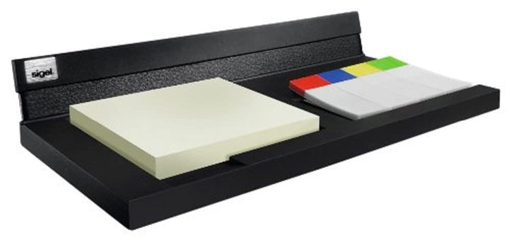 SIGEL SA503 Memocenter Cintano, Echtleder, schwarz, 20 x 10 cm, Memocenter