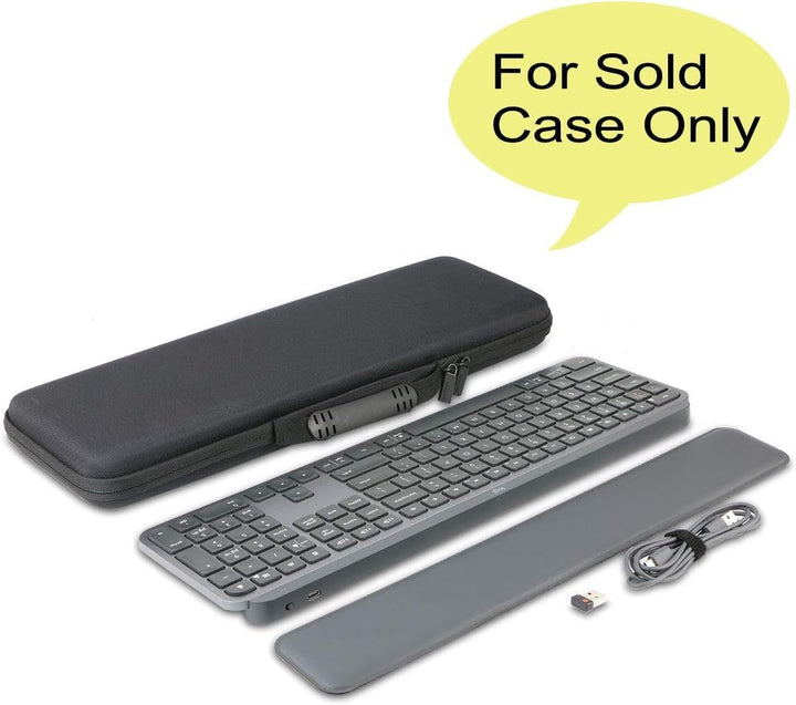 co2CREA case Harte reiseschutzhülle Etui Tasche für Logitech MX Keys/MX Keys S/MX Keys Plus Fortschr