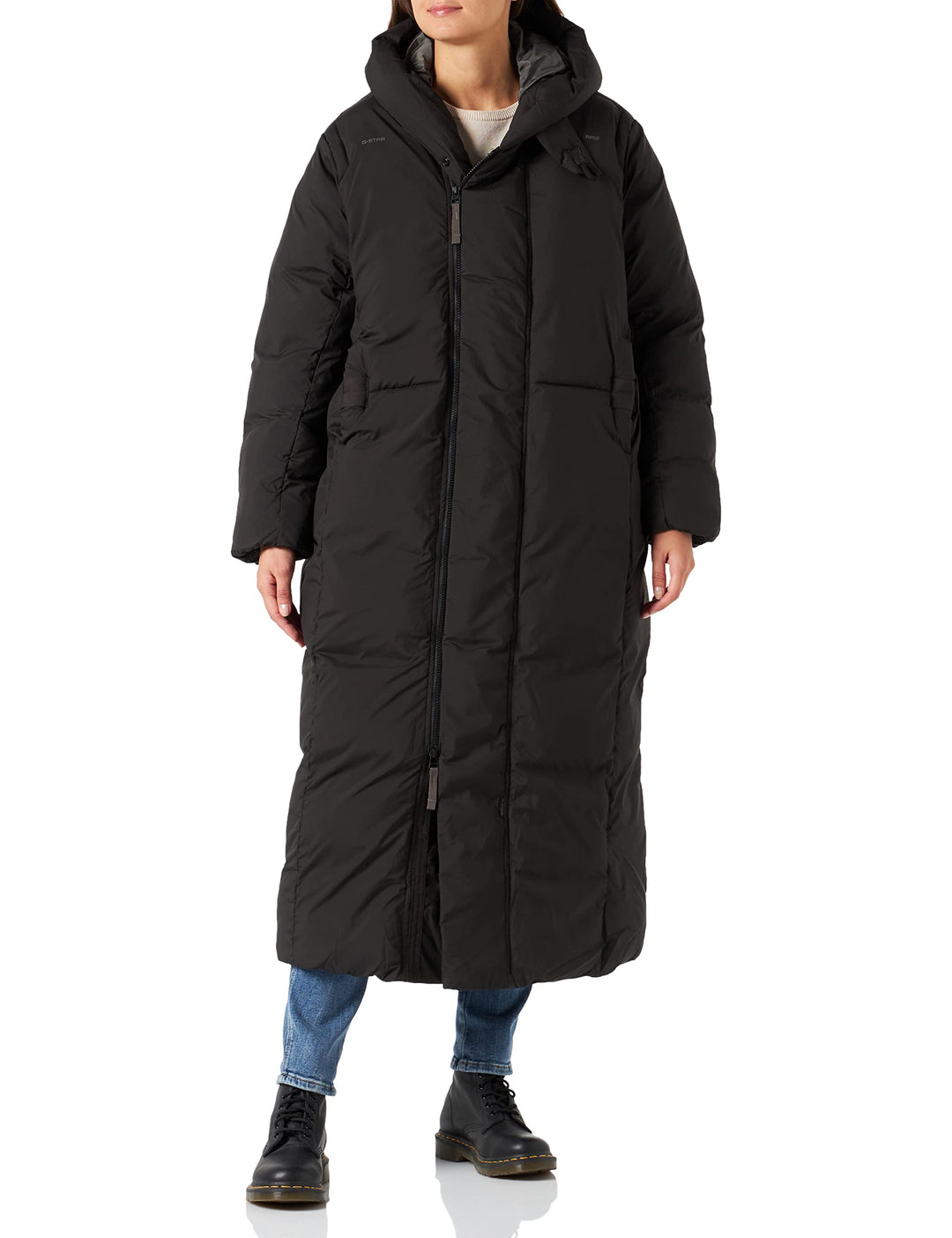 G-STAR RAW Damen G - Whistler Padded Extra Long Parka XS Schwarz (dk black D22167-D199-6484), XS Sch