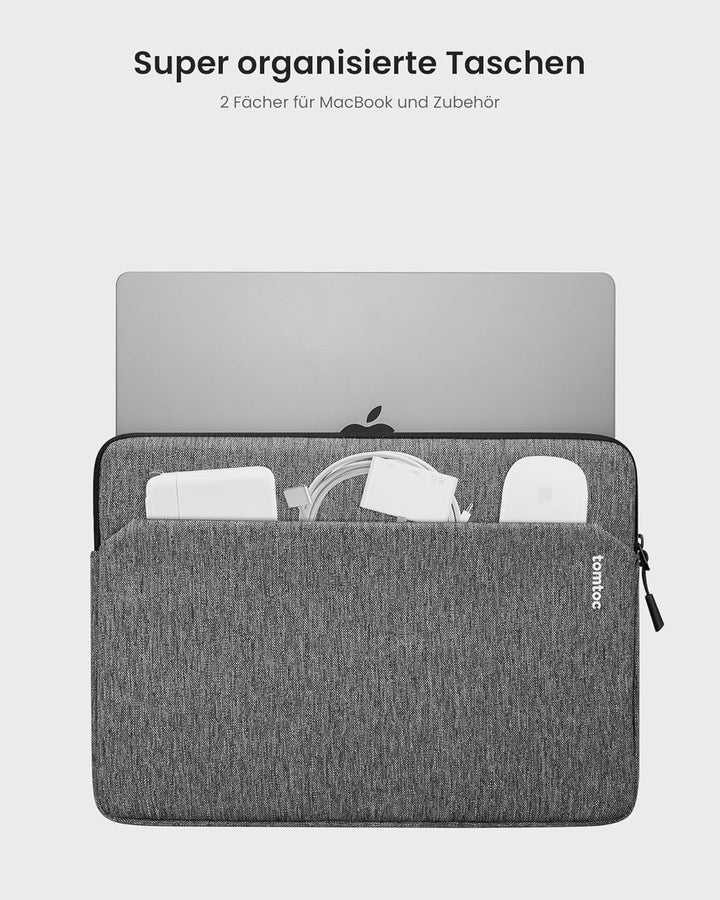 tomtoc Slim Laptop Tasche Hülle für 14-Zoll MacBook Pro M5 Pro/A3426 Pro M5 Max/A3427 2026, M4/A3434