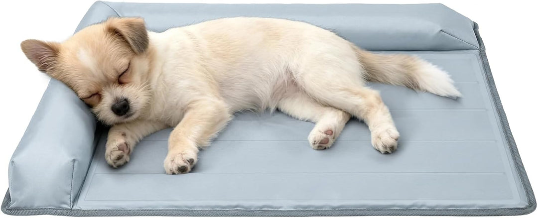 XIAPIA Kühlmatte Hunde Ergonomisch mit Rand (7cm), 53x70 cm Hundebett Selbstkühlend, 100% Ungiftiges