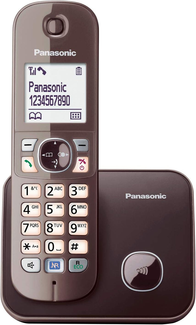 Panasonic KX-TG6811GA DECT Schnurlostelefon (strahlungsarm, Eco-Modus GAP Telefon, ohne Anrufbeantwo