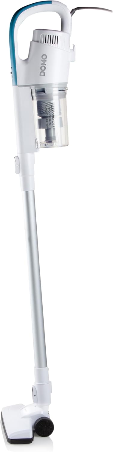 DOMO DO237SV Stielstaubsauger mit Kabel 2-in-1 - Inklusive Staubbürste und Wandbefestigung - 0,45L -