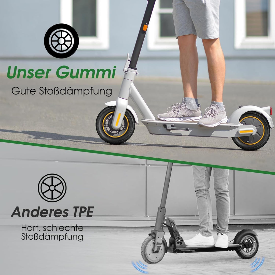 COASTA 10x2.75 Solid Scooter Reifen,70/65-6.5 Vollgummireifen für Elektroroller 10x2.70 Ersatzreifen