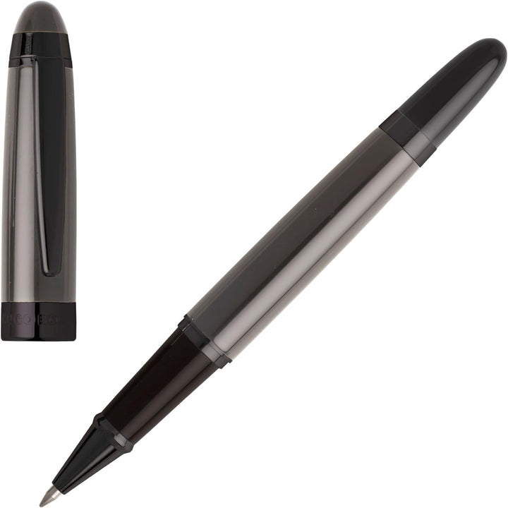 Hugo Boss Schreib-Set Tintenroller und A5 Notizblock Icon in der Geschenkbox, HPHR015