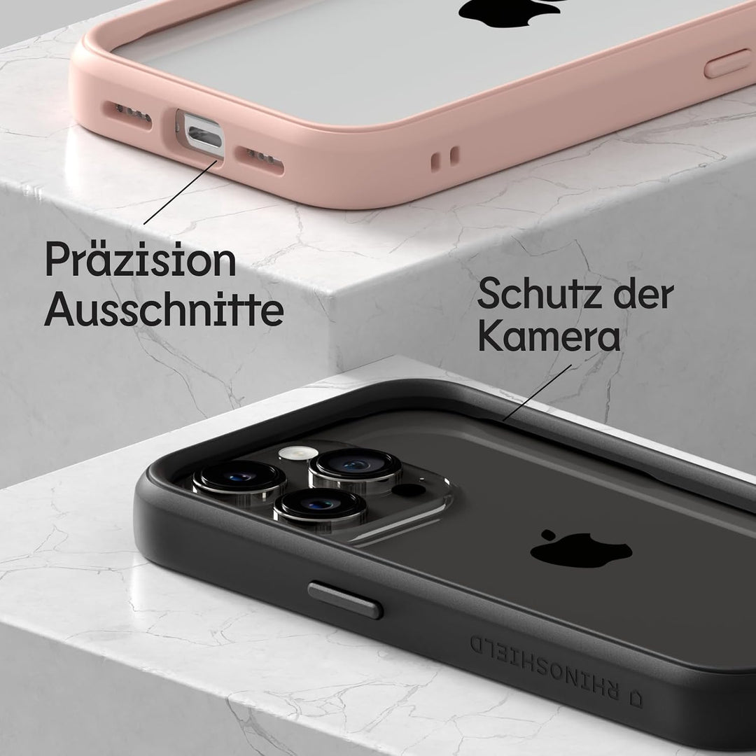 RhinoShield Modulares Case kompatibel mit [iPhone 15 Pro Max] | Mod NX - Anpassbare &amp; stossdämpfende