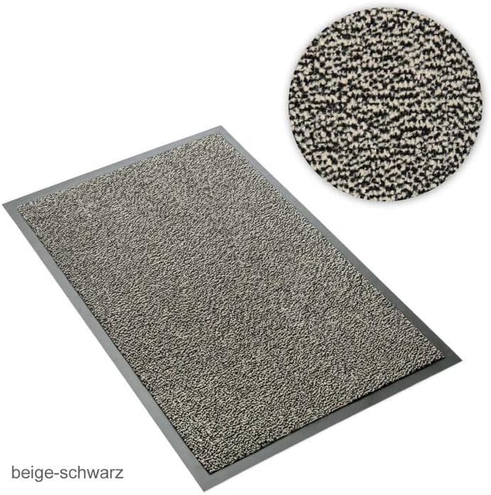 Kettelservice-Metzker® Schmutzfangmatte | Sauberlaufmatte | versch.Farben & Grössen | beige-schwarz