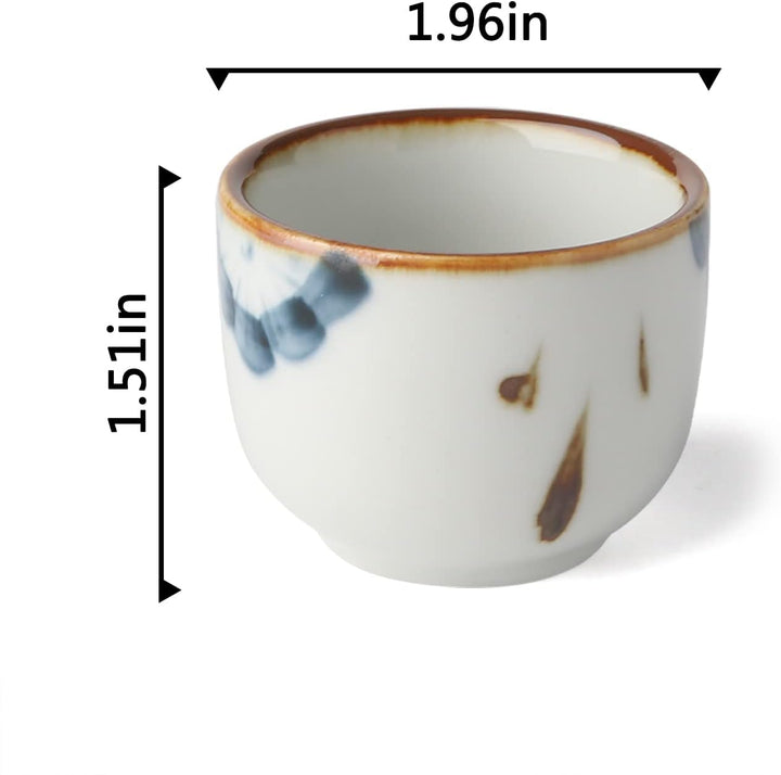 Sake Tassen Set Japanische Keramik Sake Tassen Kleine Teetasse Weisse Tasse, Weisse Tasse