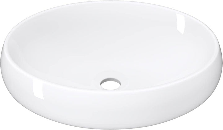 Waschbecken24 | Premium Waschbecken mit Lotus-Effekt für das Badezimmer und Gäste-WC (48x34x14cm, We