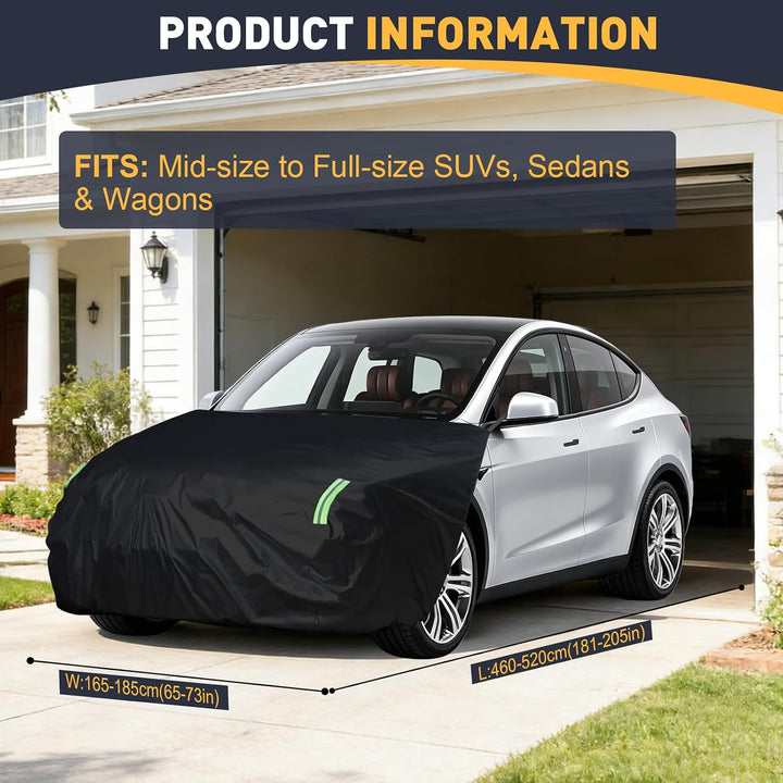 Motorhaubenabdeckung für Mittel-bis Vollgrösse SUVs, Limousinen/Sedane &amp; Kombis/Wagons, (L460-520cm