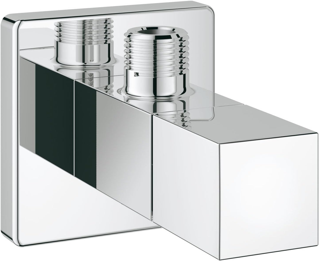 GROHE | Eurocube | Sicherungstechnik - Eckventil | Wandanschluss 1/2 Zoll, Abgang 3/8 Zoll mit Schub