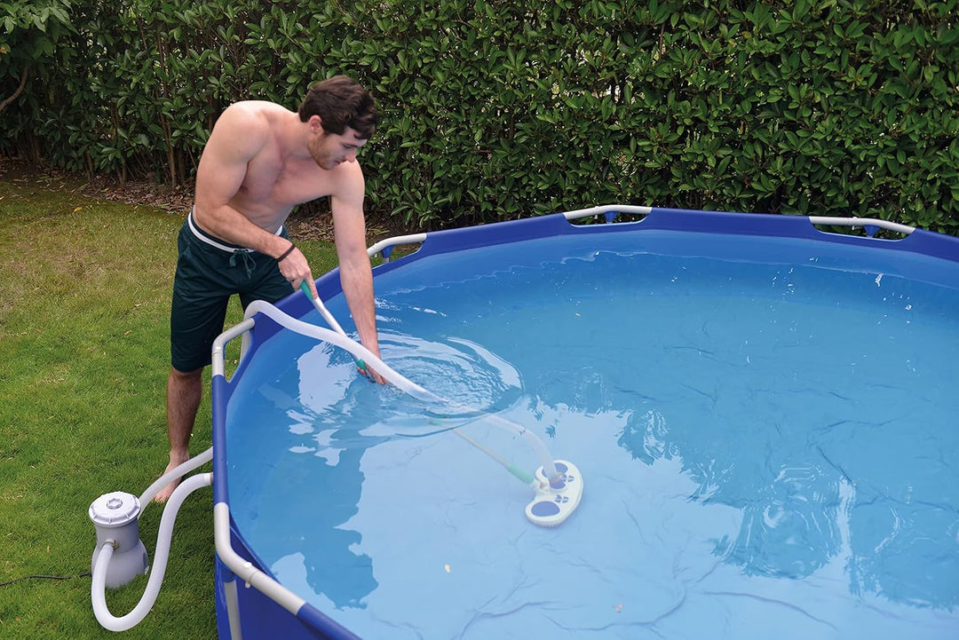 Jilong Pool-Reinigung Vakuum Bodensauger Bodenbürste Poolsauger Ansaugschutz Poolstange Ø 28-30 mm