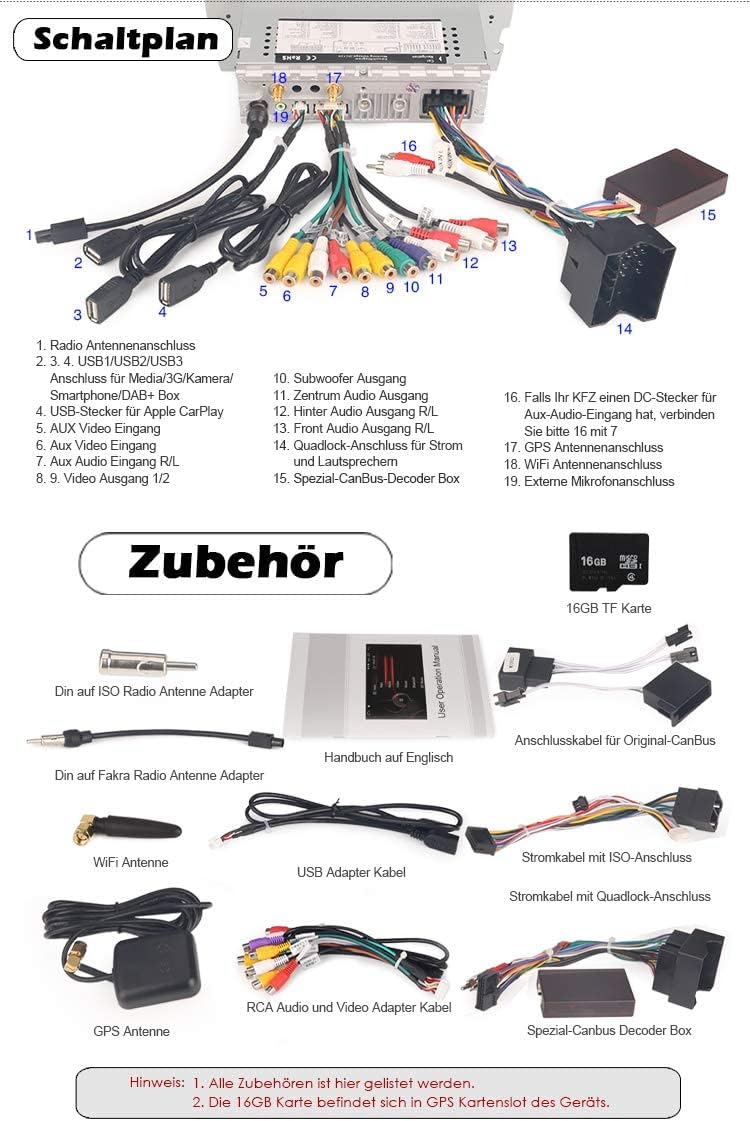 Erisin Android 10 Autoradio mit GPS Navi Für Mercedes C/CLK/G Klasse W203 W209 Viano Vito W639 Bluet