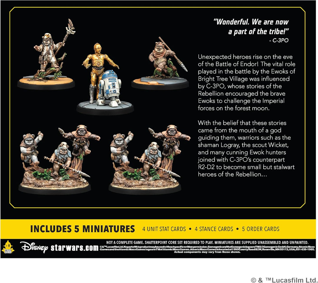 Atomic Mass Games, Star Wars: Shatterpoint – Yub Nub, Squad-Erweiterung, Tabletop, 2 Spieler, Ab 14+