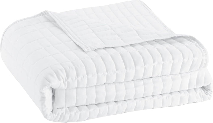 Comfort Spaces Gemütliche Ganzjahres-Bettwäsche mit Bettvolant Tagesbett-Set, Textil, Kienna Weiss,