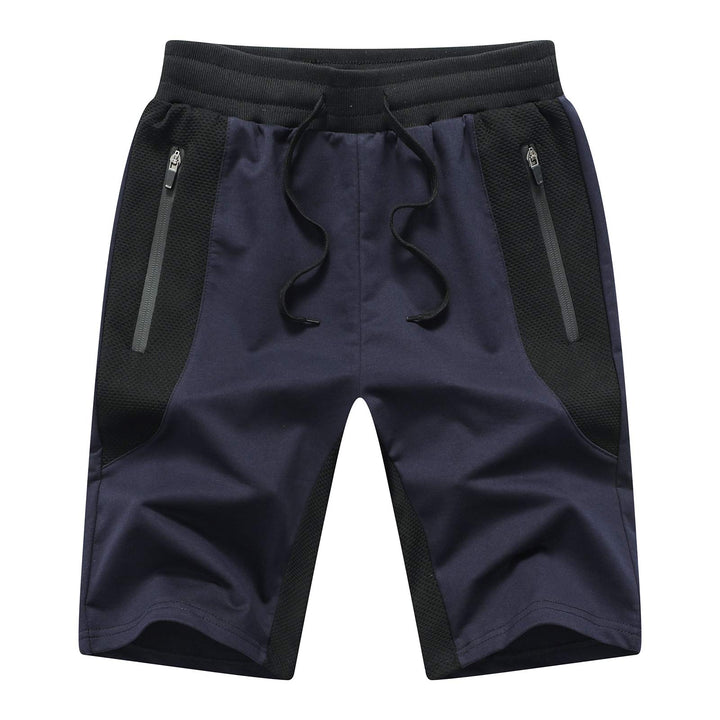 Tansozer Kurze Hosen Herren Shorts Mit Taschen Blau 02 3XL, Blau 02 3XL