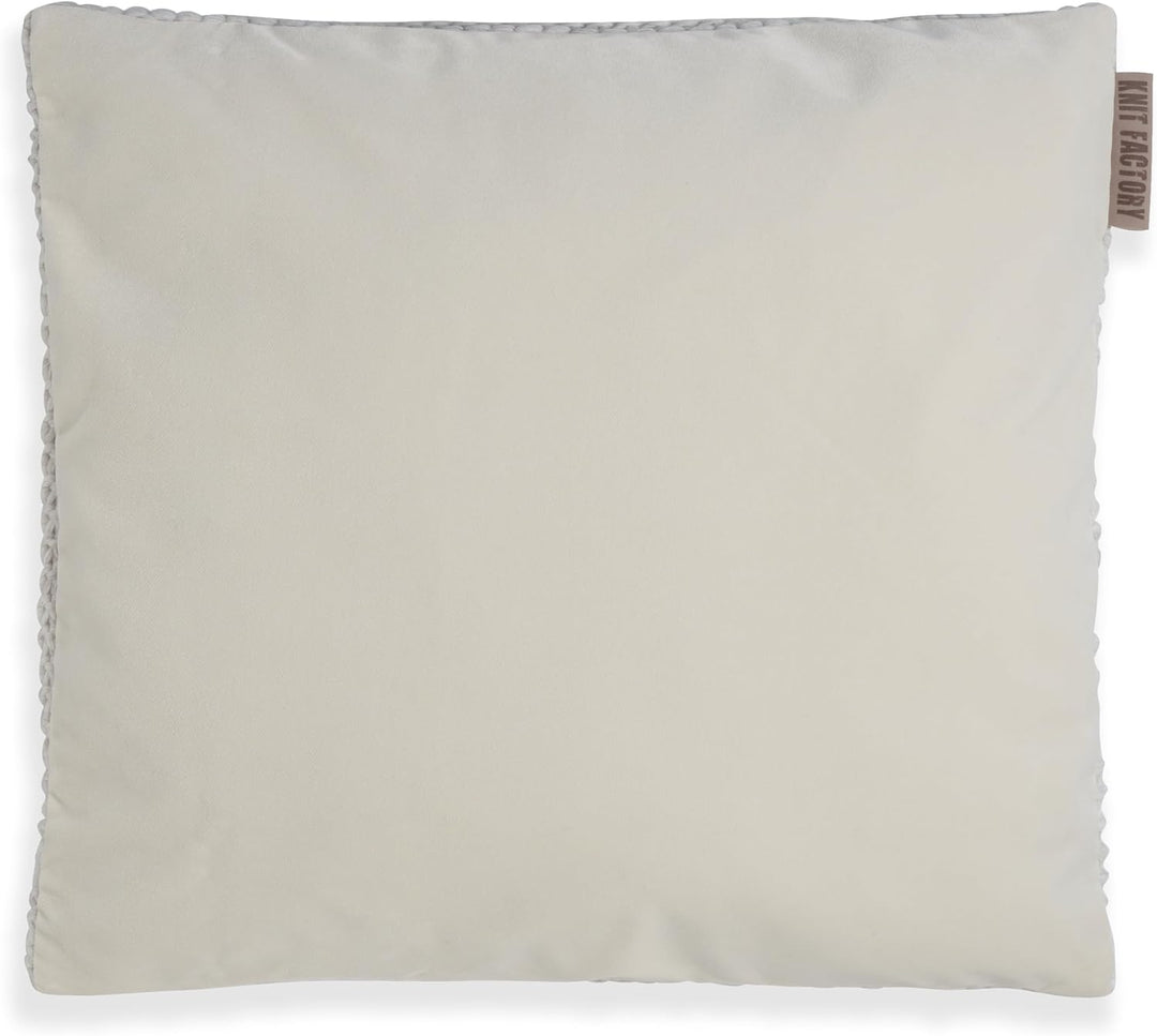 KNIT FACTORY - Vinz Kissen - Beige - 50x50 cm 50x50 cm Beige, 50x50 cm Beige