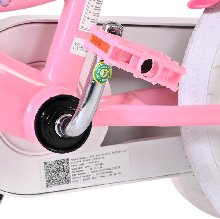 Volare Kinderfahrrad | 3–5 Jahre | Doppelte Handbremse, abnehmbare Stützräder, Pedalreflektoren & Tr