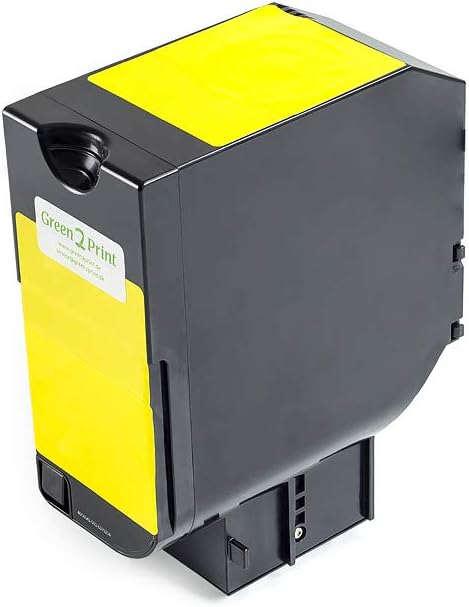 Green2Print Toner gelb 12000 Seiten ersetzt Lexmark 74C0H40, 74C2HY0, 74C2HYE passend für Lexmark CS