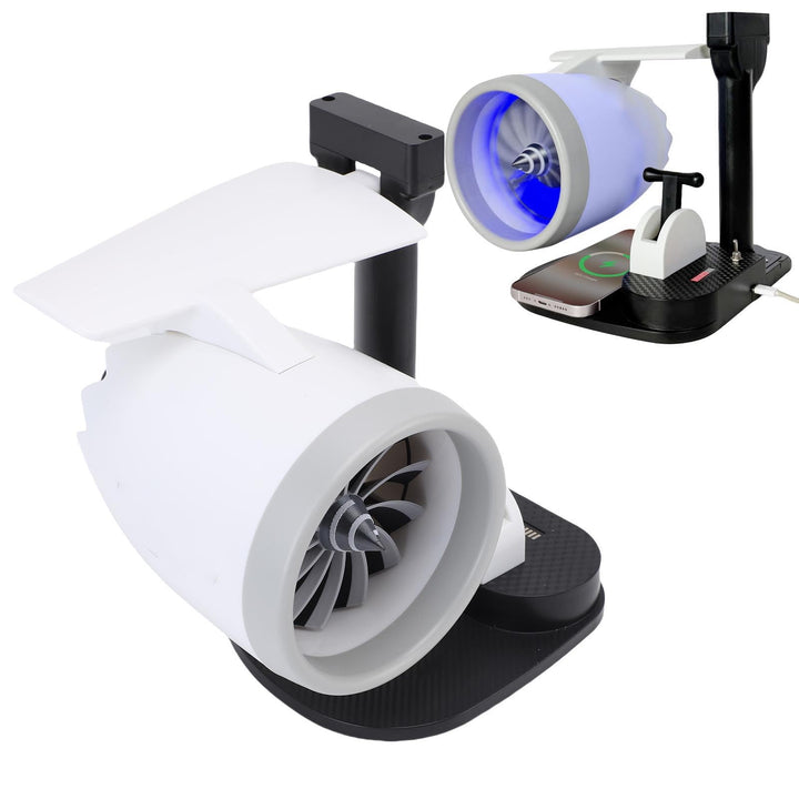 Turbojet -Desktop -Lüfter mit Luftbefeuchter, Flugzeugstrahlmotorendesschungsventilator, JET -Motor