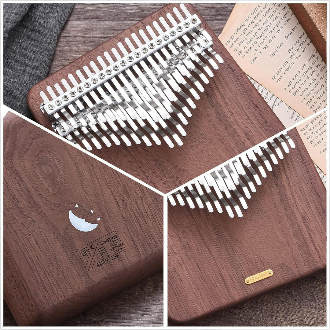 LingTing Kalimba LT-K42W 42 Tasten Kalimba Mbira Daumenklavier, Geschenk für Kinder und Erwachsene,
