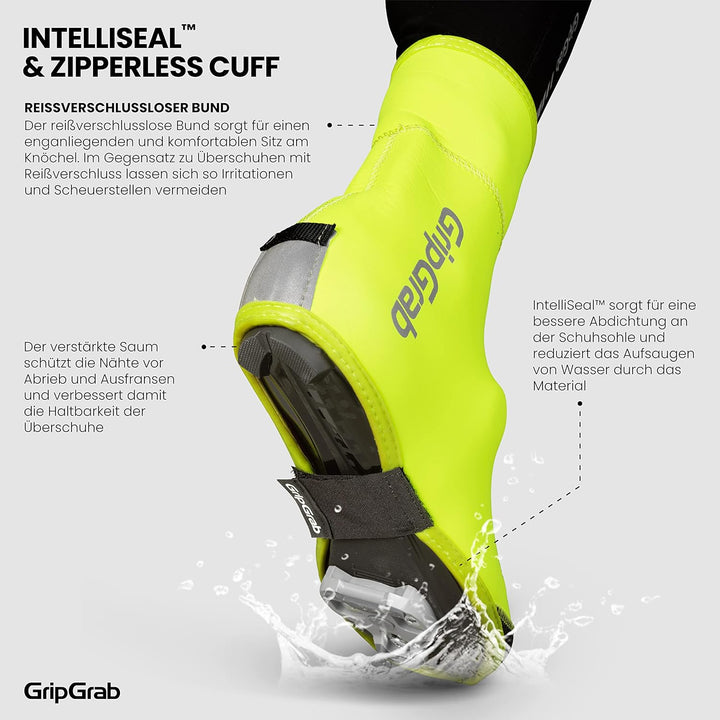 GripGrab Arctic Gefütterte Winter Rennrad Überschuhe Extrem Warme wasserdichte Winddichte Thermo Rad