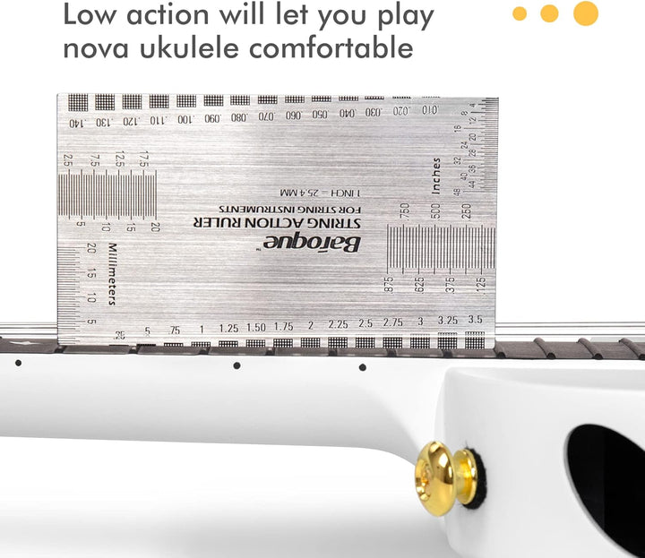 Enya Konzert Ukulele Nova U 23 Zoll Kohlefaser Anfänger Ukulelen Set mit Tasche Saiten Gurt Capo Was
