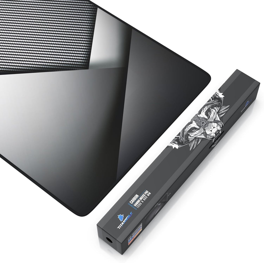 Titanwolf XXXL Übergrösse Mauspad 1200x600mm, Gaming Mousepad Gross,120x60 cm Tischunterlage Large S