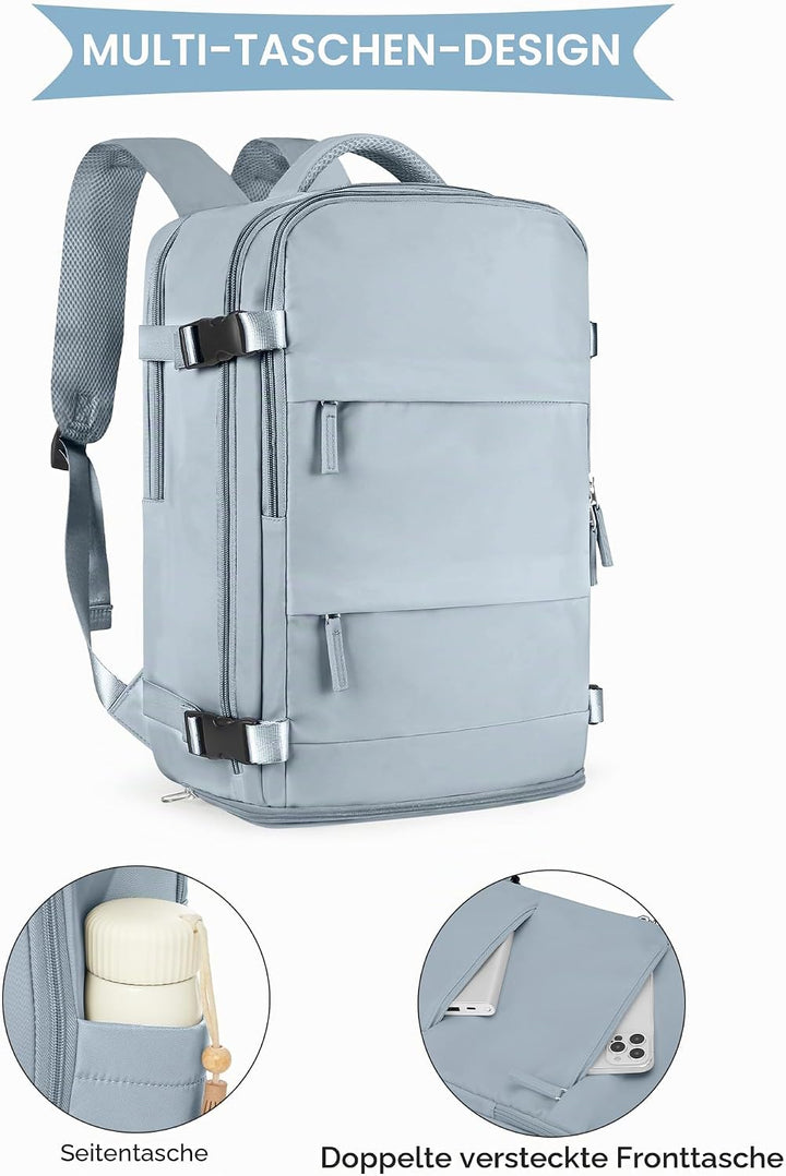SZLX Vakuum Rucksack 40x30x20 Wizz air Handgepäck Rucksack 40x20x25 für Ryanair Vakuum Reiserucksack