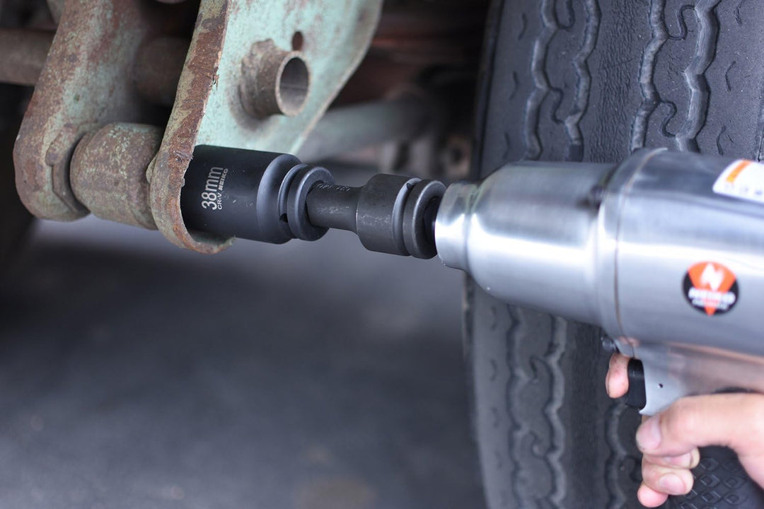 Neiko 02460 A 3/10,2 cm Tiefe Schlag metrische Stecknüsse, 8 Stück | 26 mm – 38 mm | CR-V Stahl 27 -