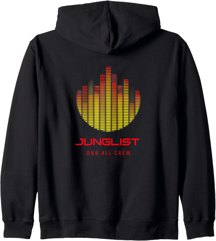 Drum AndBass174 BPM dNB Music Liquid Junglist EDM Kapuzenjacke