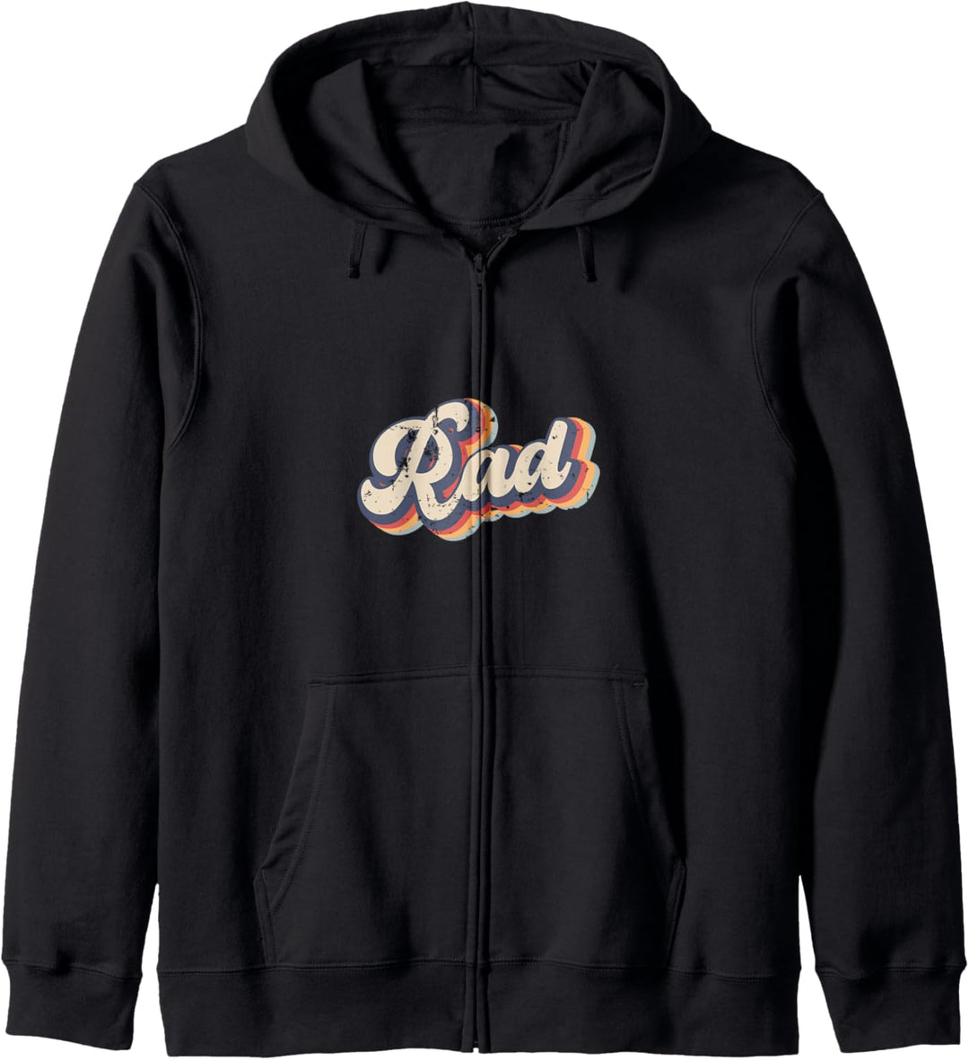 Rad Vintage Rainbow Kapuzenjacke