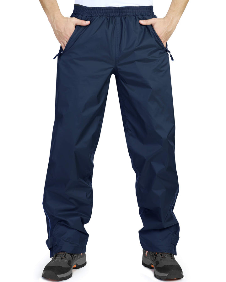 33,000ft wasserdichte Regenhose für Herren Leichte Regenhose Winddichte Outdoorhose zum Wandern Camp