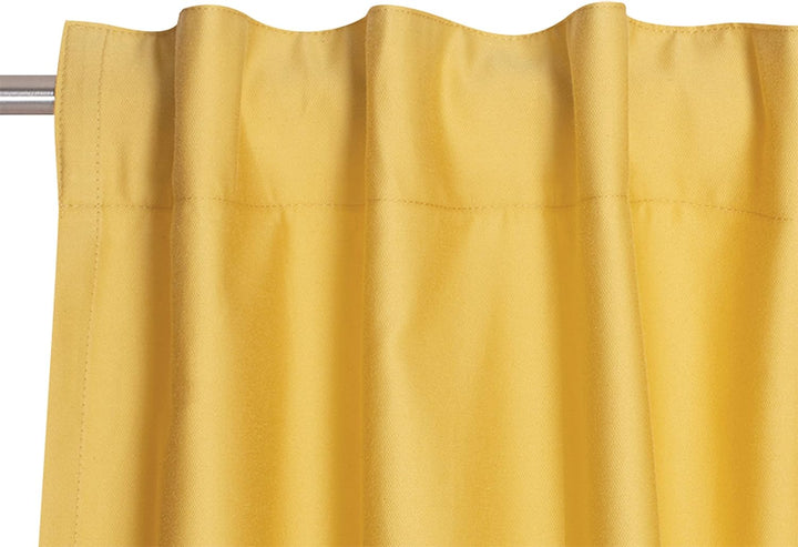 Schöner Wohnen Kollektion Gardine Soft 130x250 - Vorhang Blickdicht gelb Baumwollmix - Vorhänge Wohn