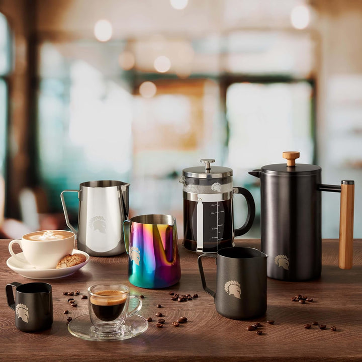 BaristaLegends Espresso Tamper 58,5mm – Präziser Kaffee-Tamper mit Edelstahlbase und Holzgriff, Anti