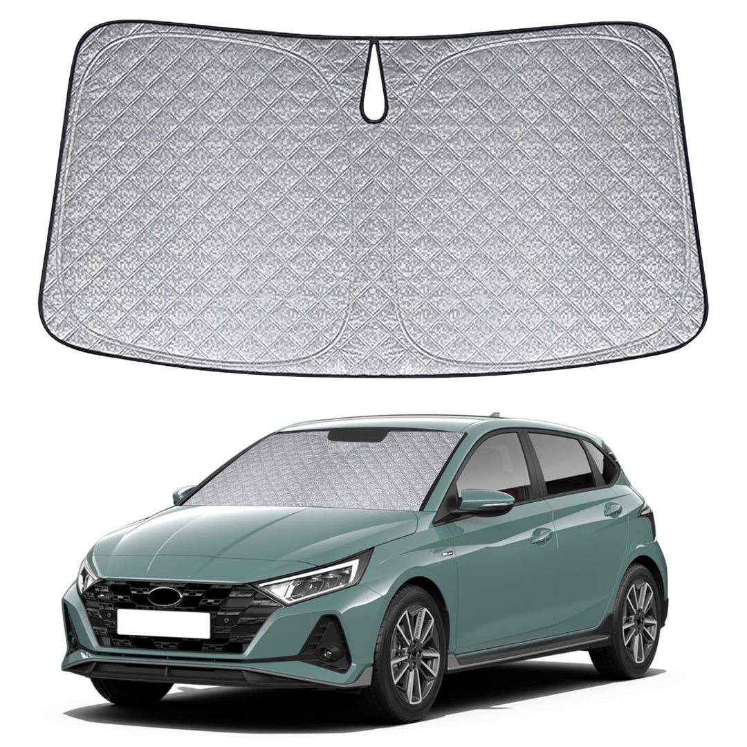 Sonnenschutz Auto Frontscheibe Ersatz für Hyundai i20 2020-2024, UV Schutz Reflektierender Staub Sch