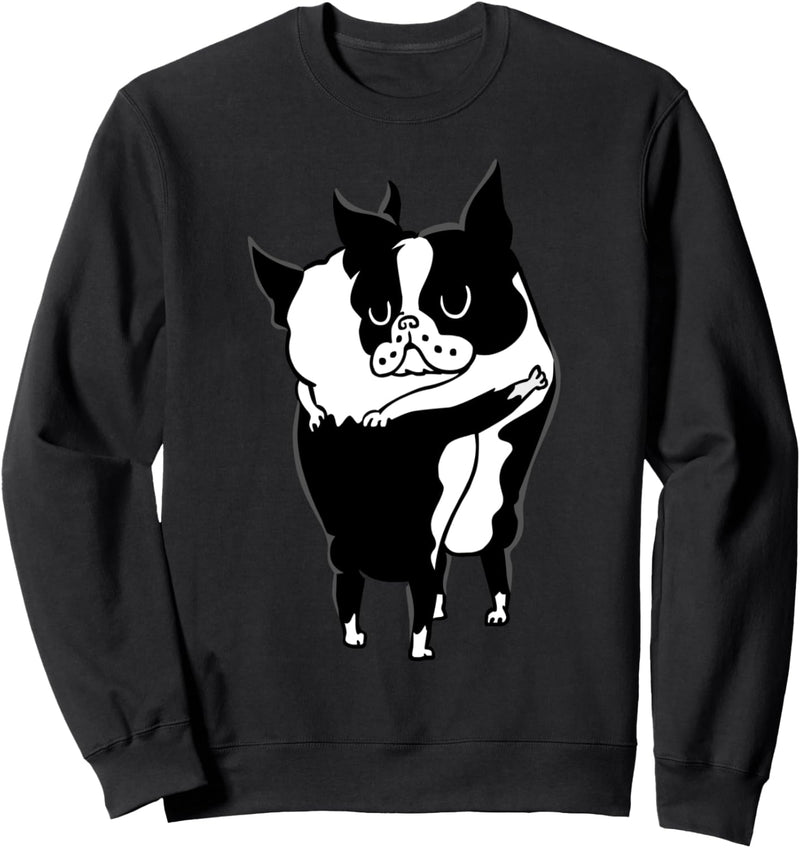 Boston Terrier Hugs Sweatshirt