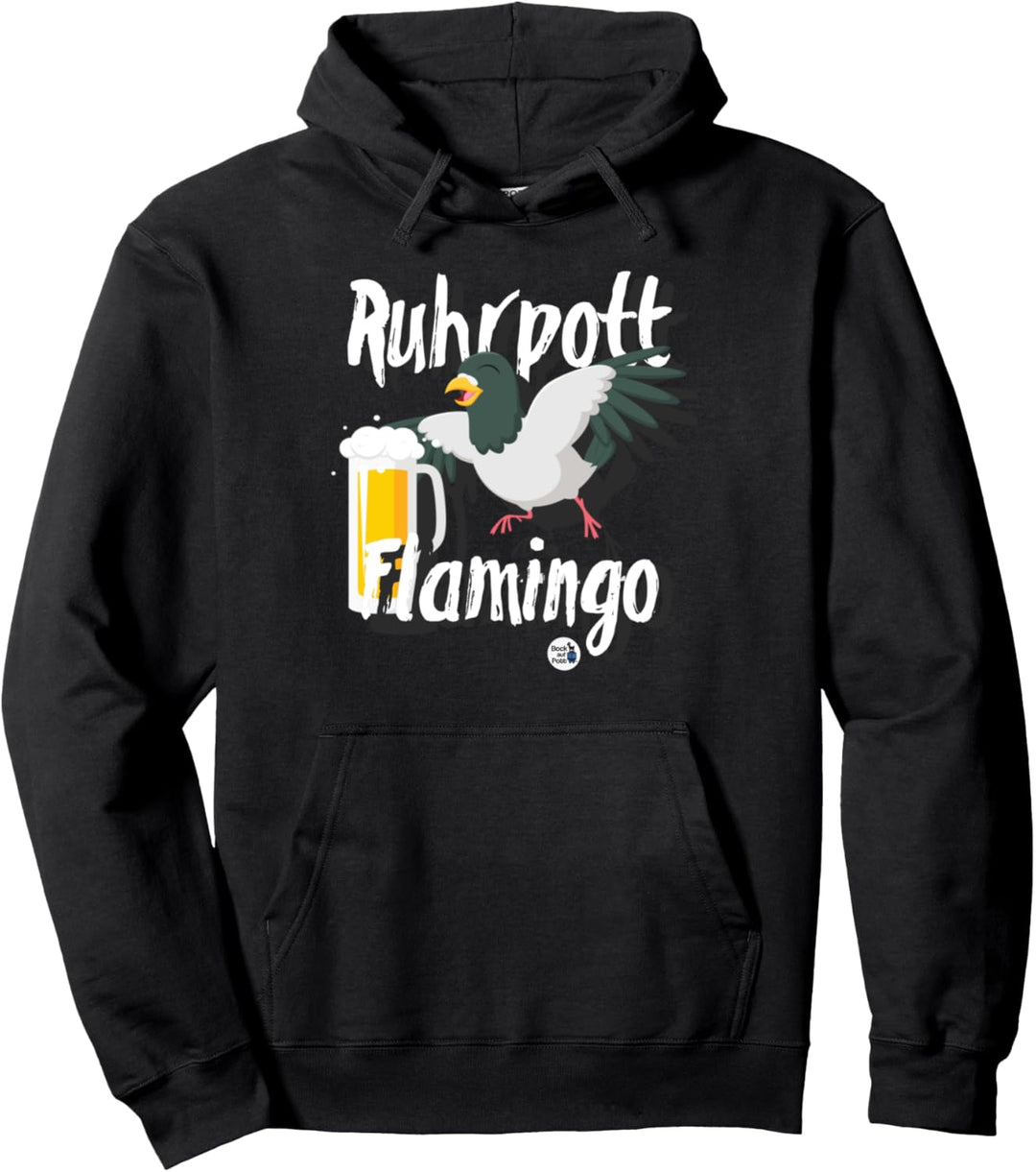 Ruhrgebiet Design Ruhrpott Flamingo Bier lustig Geschenk Pullover Hoodie