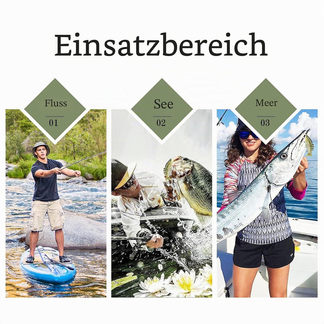 TRUSCEND Swimmax für Süss- und Salzwasser, Lebensechte Angelköder für Barsch, Forelle, Crappie, Zand
