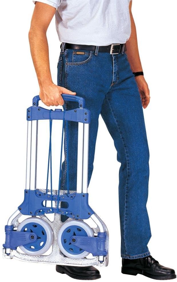 fetra Paketroller/1732 H109xB48,8xT50 cm blau 125 kg 5,2 kg