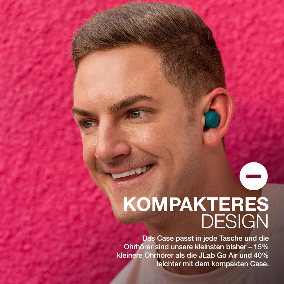 JLab Go Air Pop In Ear Kopfhörer kabellos Bluetooth, True Wireless Kopfhörer, 32+ Std Headphones, ka