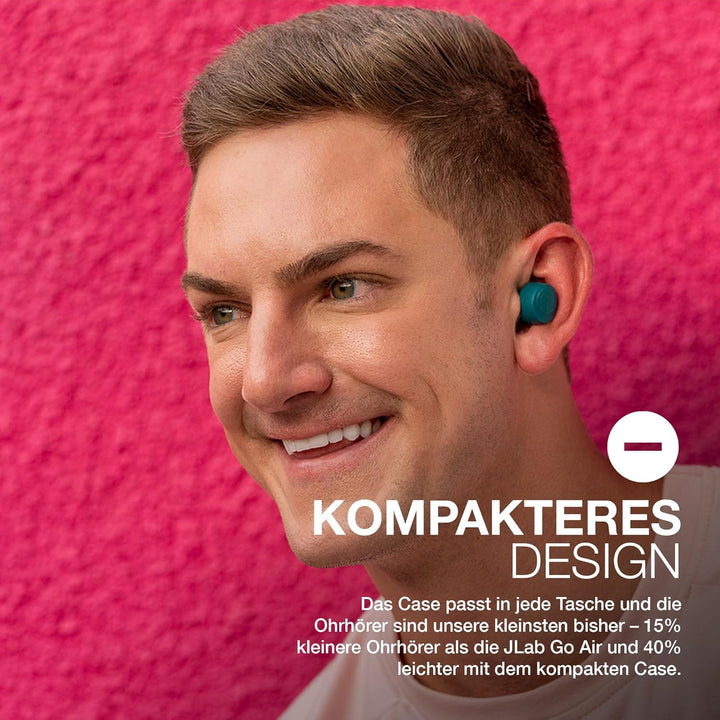 JLab Go Air Pop In Ear Kopfhörer kabellos Bluetooth, True Wireless Kopfhörer, 32+ Std Headphones, ka