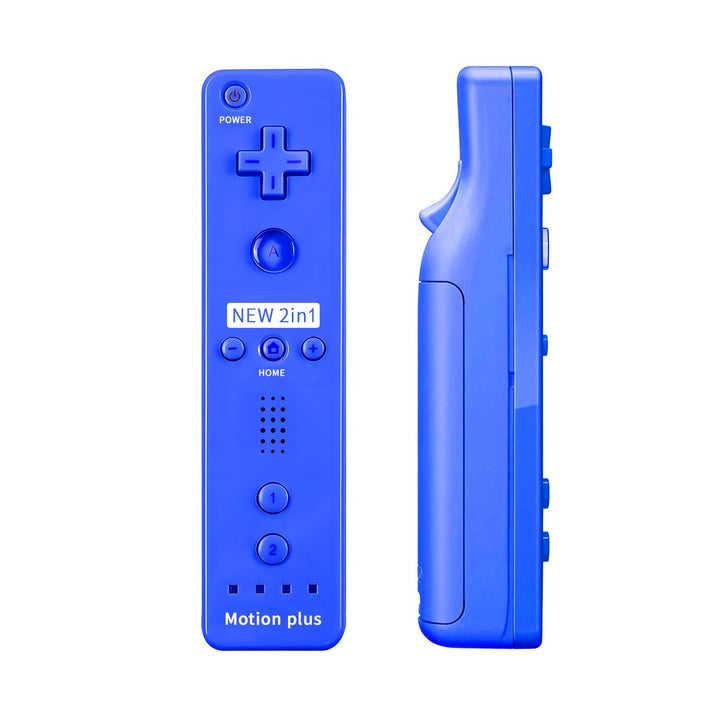 QUMOX Wii Nunchuck Remote Controller Fernbedienung mit Motion Plus Kompatibel mit Wii und Wii U Kons