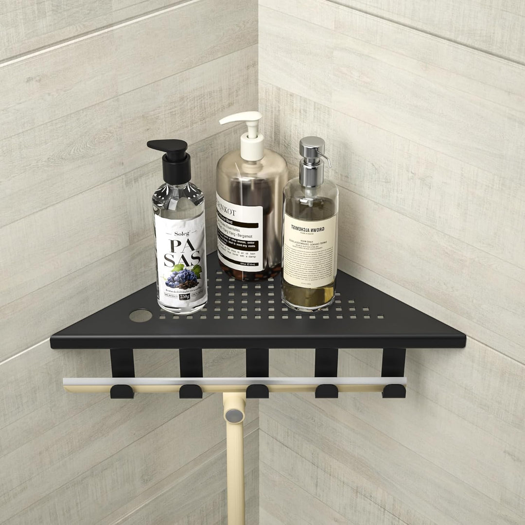 Eck-Duschregal 304 Edelstahl,Eckregal Dusche 25.4cm,Duschablage Ecke für Badrenovierung,Eckablage Du