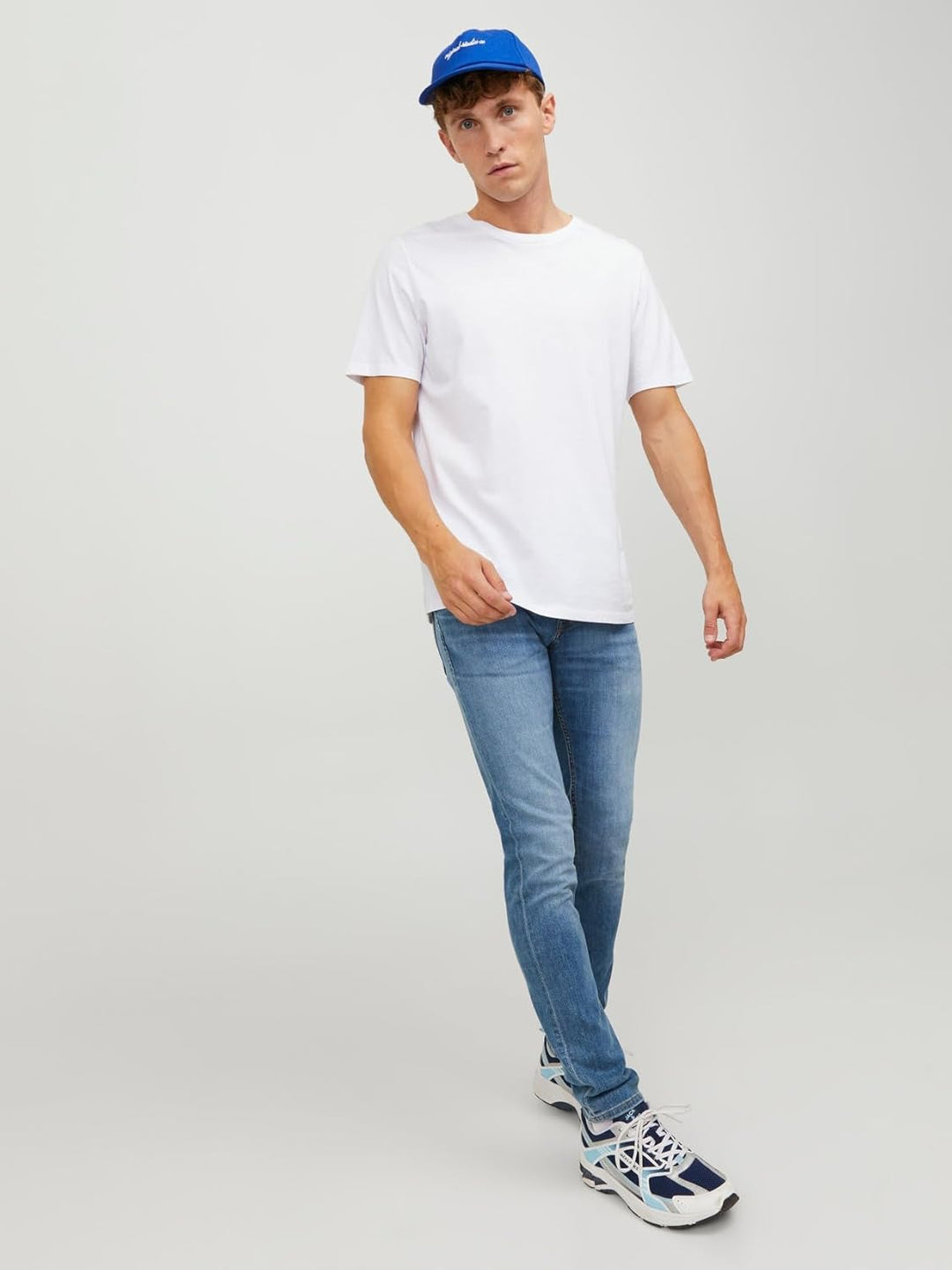 JACK & JONES Men's Skinny Jeans 36W / 34L Blue Denim, 36W / 34L Blue Denim